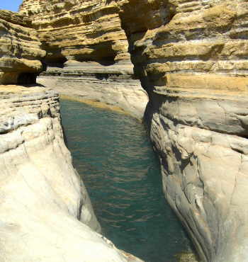 Canal d`Amour in Sidari auf der Insel Korfu