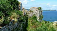 Korfu Tour entlang der Ostk�ste - Ausblick in Kassiopi