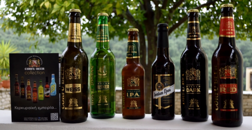 Korfu Bier - eine kleine Auswahl Corfu Beer