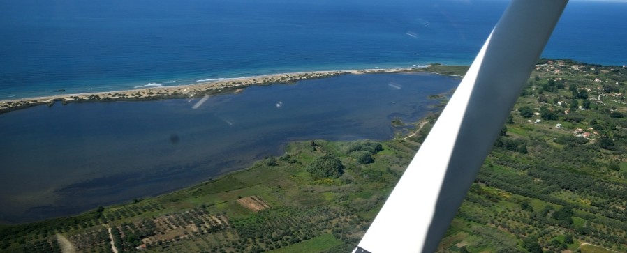 Die Lagune Korission auf Korfu