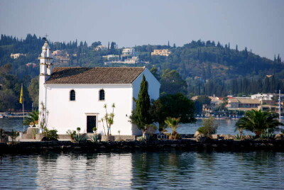 Kirche Ipapanti Korfu Die kleine Kirche Ipapanti bei Kommeno | Korfu