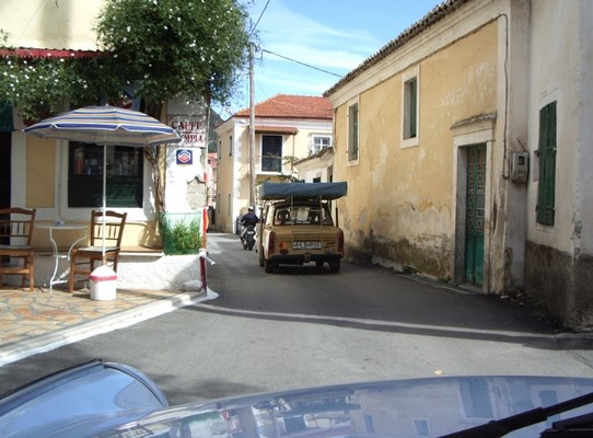 Trabis in Lakones auf Korfu
